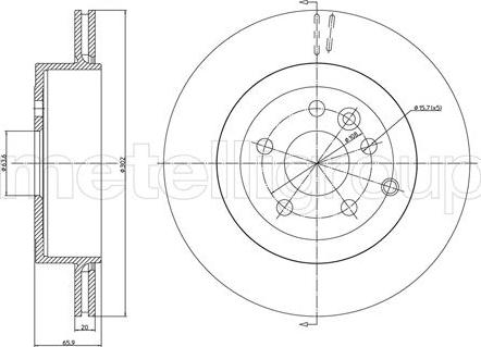 Metelli 23-1219C - Kočioni disk www.molydon.hr