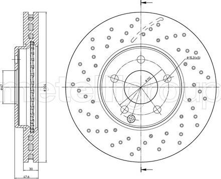 Metelli 23-1707FC - Kočioni disk www.molydon.hr