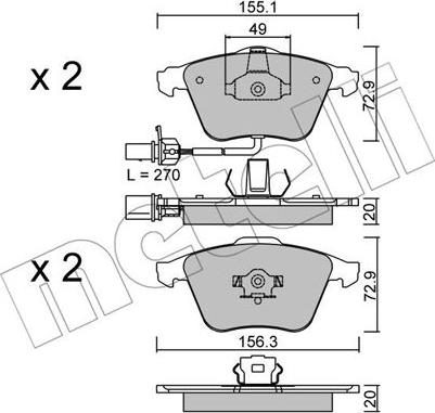 Metelli 22-0549-1 - Filter za ulje www.molydon.hr