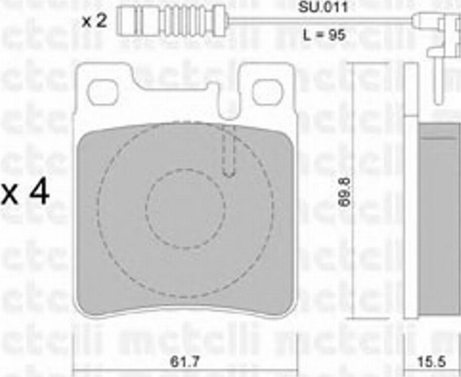 Metelli 22-0567-0K - Komplet Pločica, disk-kočnica www.molydon.hr