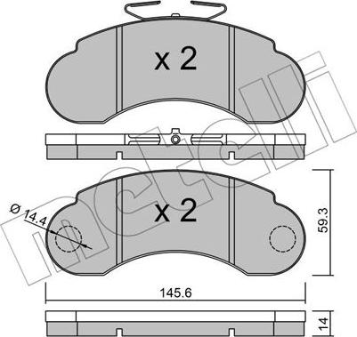 Brembo P 50 015 - Komplet Pločica, disk-kočnica www.molydon.hr