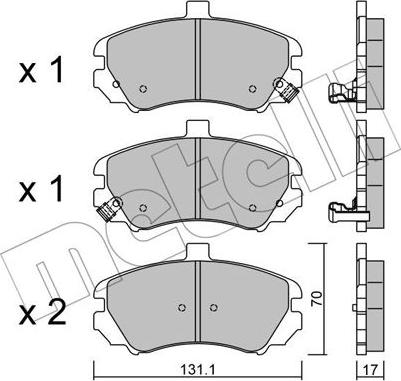 Roulunds Braking 51872681B26 - Komplet Pločica, disk-kočnica www.molydon.hr