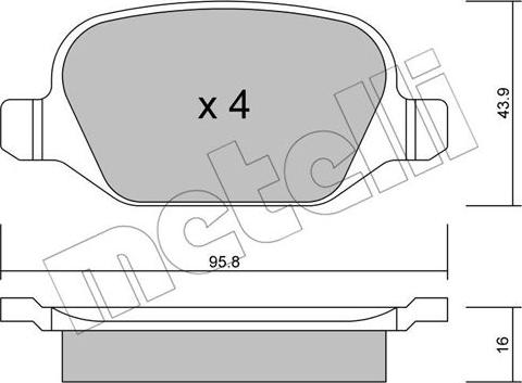 Alfarome/Fiat/Lanci 71772212 - Komplet Pločica, disk-kočnica www.molydon.hr