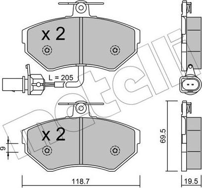 Metelli 22-0215-2 - Filter za ulje www.molydon.hr