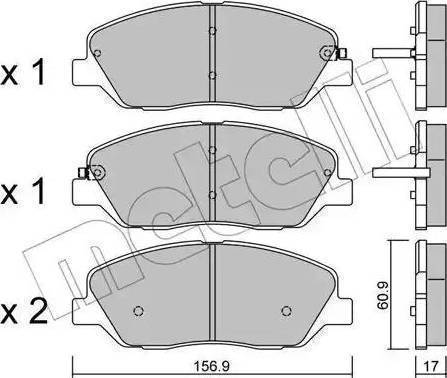 Parts-Mall PKA-E35 - Komplet Pločica, disk-kočnica www.molydon.hr