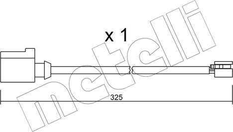 Metelli SU.271 - Signalni kontakt, trosenje kočione plocice www.molydon.hr