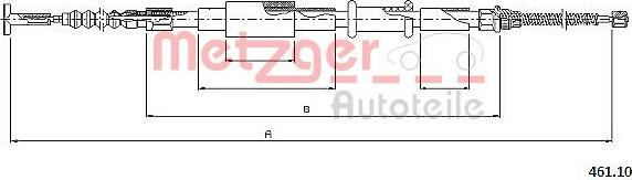 Metzger 461.10 - Sajla ručne kočnice www.molydon.hr