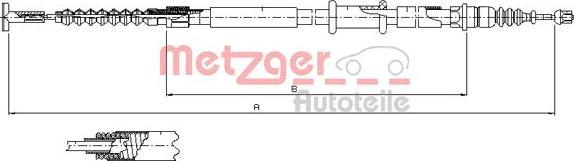 Metzger 461.12 - Sajla ručne kočnice www.molydon.hr