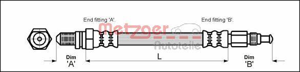 Metzger 4114804 - Kočiono crijevo, lajtung www.molydon.hr