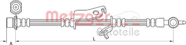 Metzger 4110973 - Kočiono crijevo, lajtung www.molydon.hr