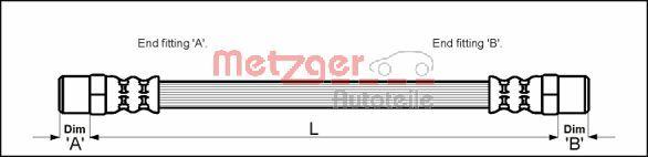 Metzger 4110594 - Kočiono crijevo, lajtung www.molydon.hr