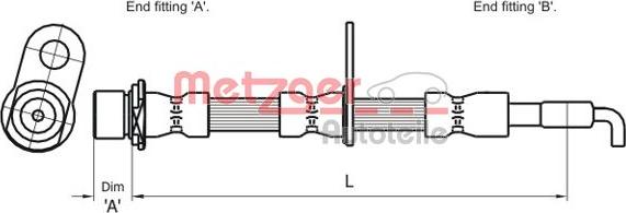 Metzger 4110009 - Kočiono crijevo, lajtung www.molydon.hr