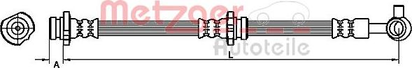 Metzger 4110859 - Kočiono crijevo, lajtung www.molydon.hr