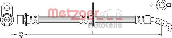 Metzger 4110376 - Kočiono crijevo, lajtung www.molydon.hr