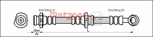 Metzger 4111992 - Kočiono crijevo, lajtung www.molydon.hr