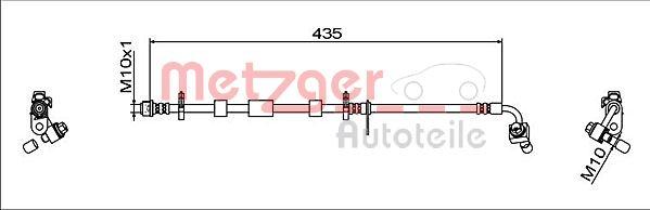 Metzger 4111929 - Kočiono crijevo, lajtung www.molydon.hr