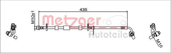 Metzger 4111928 - Kočiono crijevo, lajtung www.molydon.hr