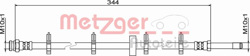 Metzger 4111499 - Kočiono crijevo, lajtung www.molydon.hr