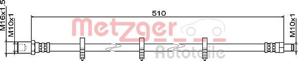 Metzger 4111486 - Kočiono crijevo, lajtung www.molydon.hr