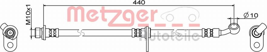 Metzger 4111846 - Kočiono crijevo, lajtung www.molydon.hr