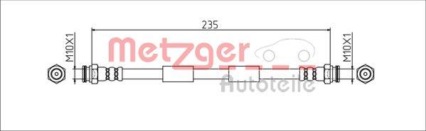 Metzger 4111806 - Kočiono crijevo, lajtung www.molydon.hr