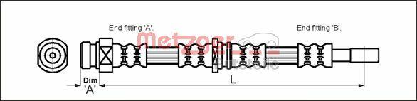 Metzger 4113315 - Kočiono crijevo, lajtung www.molydon.hr