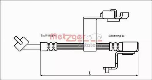 Metzger 4112510 - Kočiono crijevo, lajtung www.molydon.hr