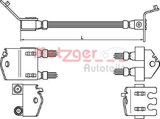 Metzger 4112539 - Kočiono crijevo, lajtung www.molydon.hr