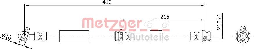 Metzger 4112536 - Kočiono crijevo, lajtung www.molydon.hr