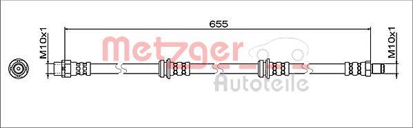 Metzger 4112064 - Kočiono crijevo, lajtung www.molydon.hr