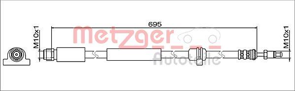 Metzger 4112076 - Kočiono crijevo, lajtung www.molydon.hr