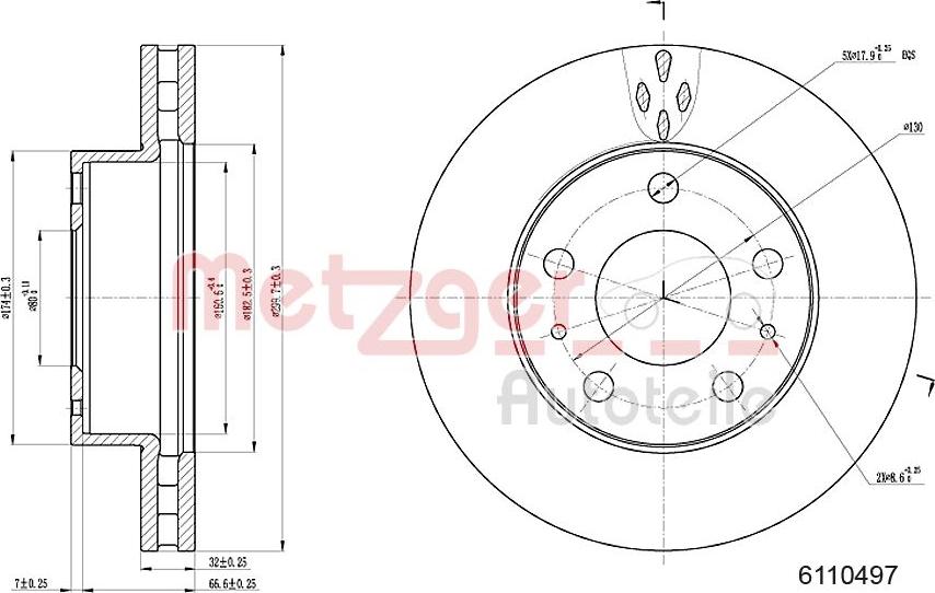 Metzger 6110497 - Kočioni disk www.molydon.hr