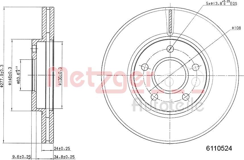 Textar 92124800 - Kočioni disk www.molydon.hr