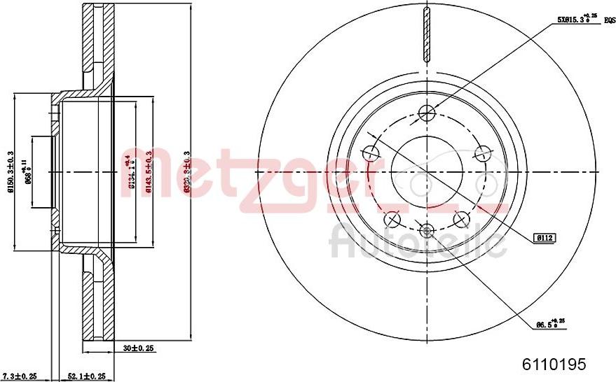 Metzger 6110195 - Kočioni disk www.molydon.hr