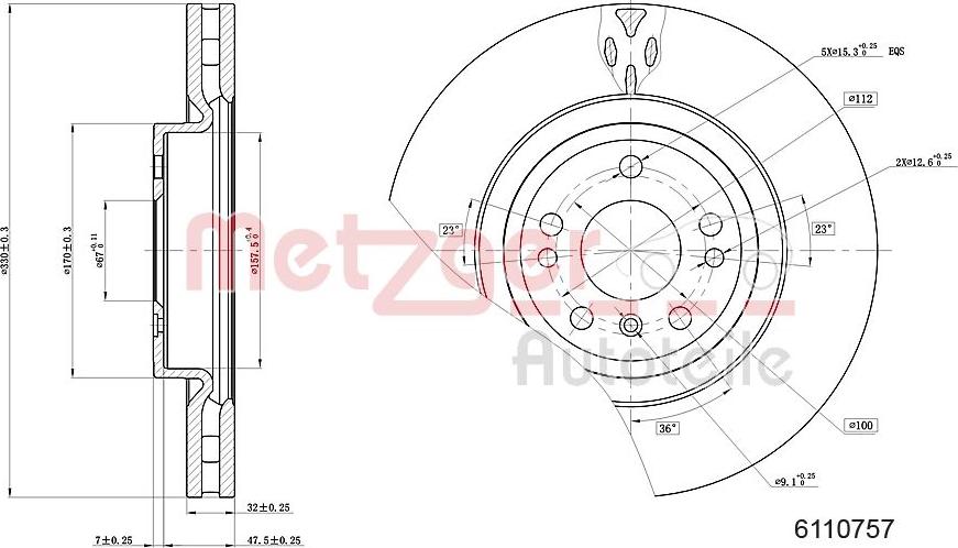 Metzger 6110757 - Kočioni disk www.molydon.hr