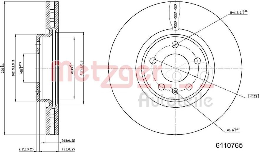 Metzger 6110765 - Kočioni disk www.molydon.hr