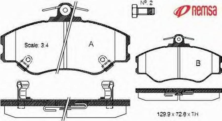 Metzger 049402 - Komplet Pločica, disk-kočnica www.molydon.hr