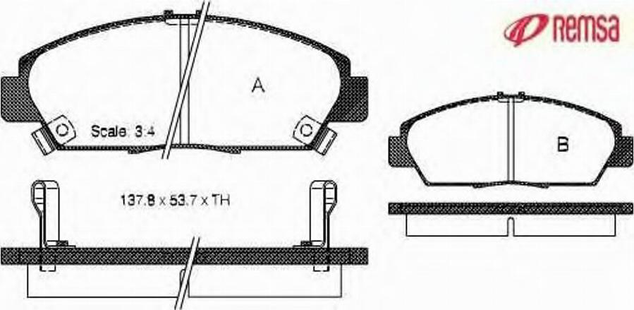 Metzger 040602 - Komplet Pločica, disk-kočnica www.molydon.hr