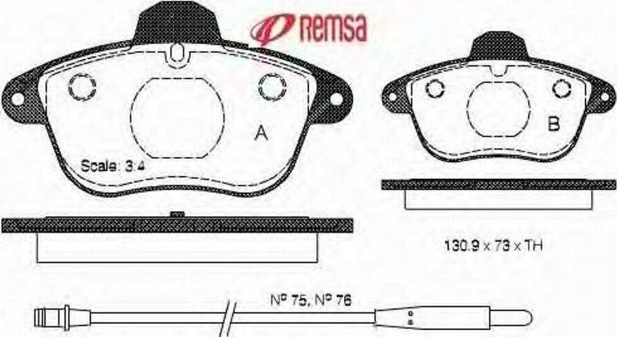 Metzger 040104 - Komplet Pločica, disk-kočnica www.molydon.hr