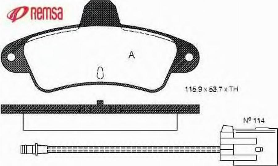 Metzger 043302 - Komplet Pločica, disk-kočnica www.molydon.hr