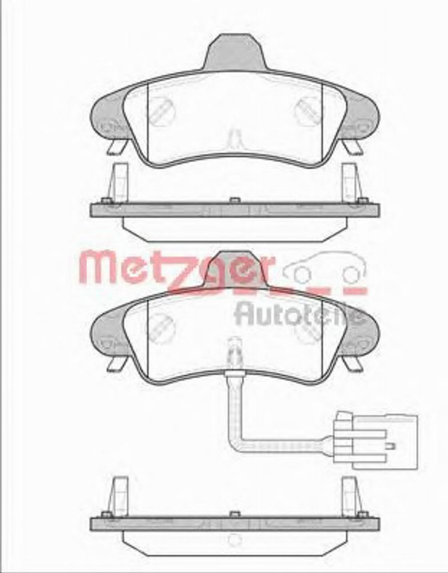 Metzger 043312 - Komplet Pločica, disk-kočnica www.molydon.hr