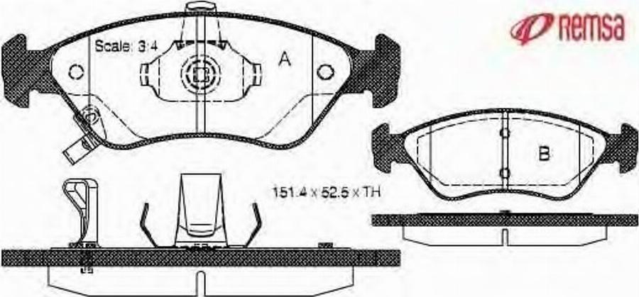 Metzger 064802 - Komplet Pločica, disk-kočnica www.molydon.hr