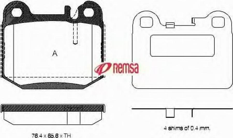 Metzger 001440 - Komplet Pločica, disk-kočnica www.molydon.hr