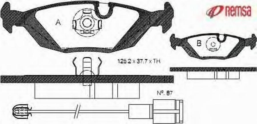 Metzger 015500 - Komplet Pločica, disk-kočnica www.molydon.hr