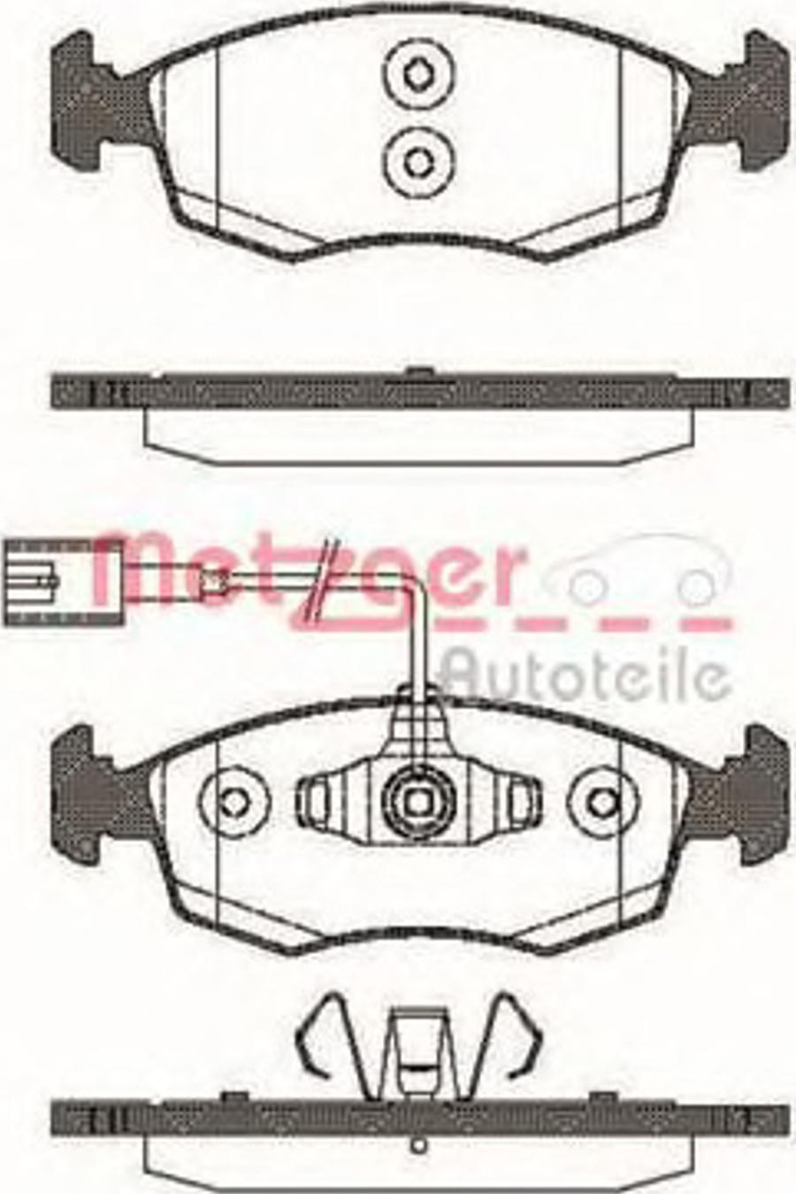 Metzger 0172.52 - Komplet Pločica, disk-kočnica www.molydon.hr