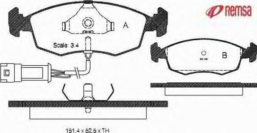 Metzger 017200 - Komplet Pločica, disk-kočnica www.molydon.hr