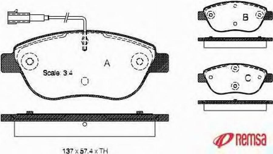 Metzger 085901 - Komplet Pločica, disk-kočnica www.molydon.hr