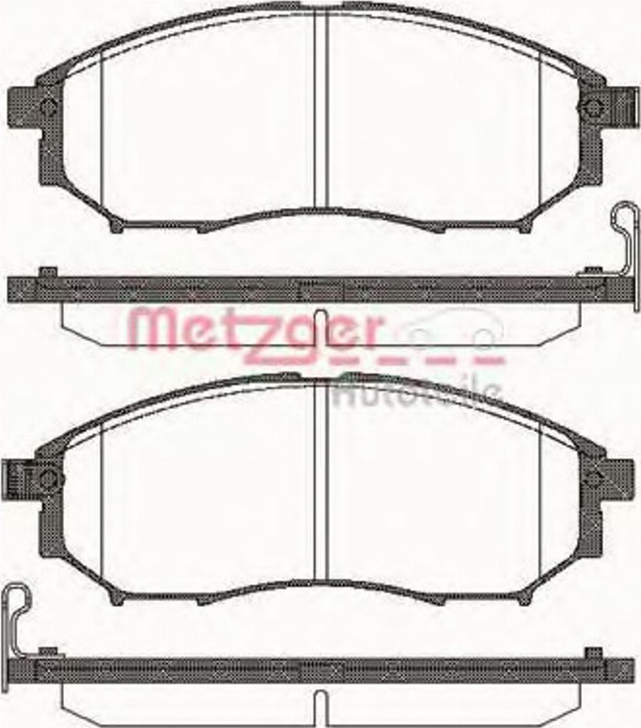 Metzger 0852.14 - Komplet Pločica, disk-kočnica www.molydon.hr