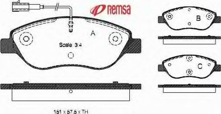 Metzger 086001 - Komplet Pločica, disk-kočnica www.molydon.hr