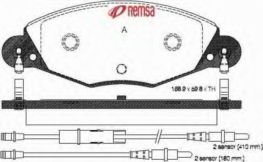 Metzger 082704 - Komplet Pločica, disk-kočnica www.molydon.hr